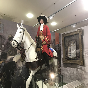 William of Orange on his horse