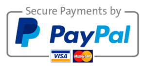 Payments are secured by PayPal